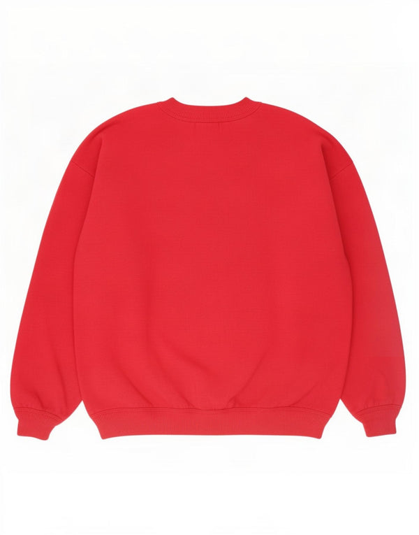 vintage Womens Graphic Sweatshirt Jumper UK 16 Grand Coton Rouge