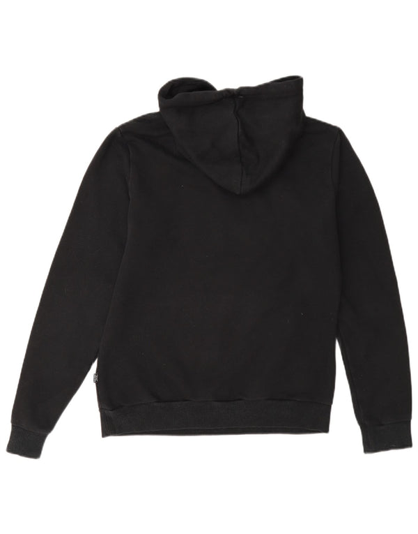 Puma Pull à capuche graphique pour femme UK 10 Petit coton noir