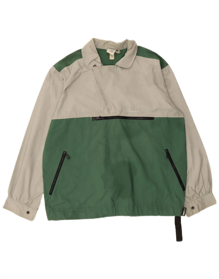 ROHAN Veste coupe-vent pour homme UK 36 Petit colorblock vert