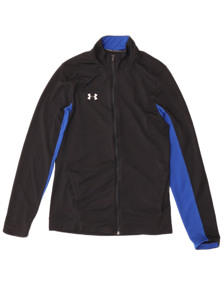Under Armour Veste de Survêtement Homme Noir Moyen Polyester Colorblock