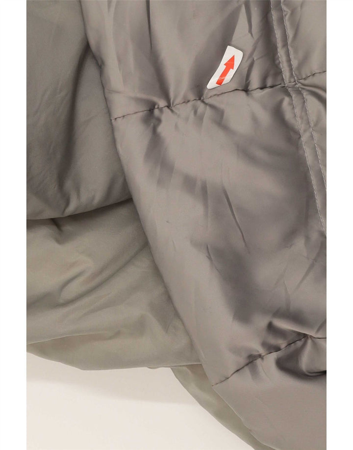Champion Manteau rembourré à capuche pour femme UK 20 2XL Gris Polyester