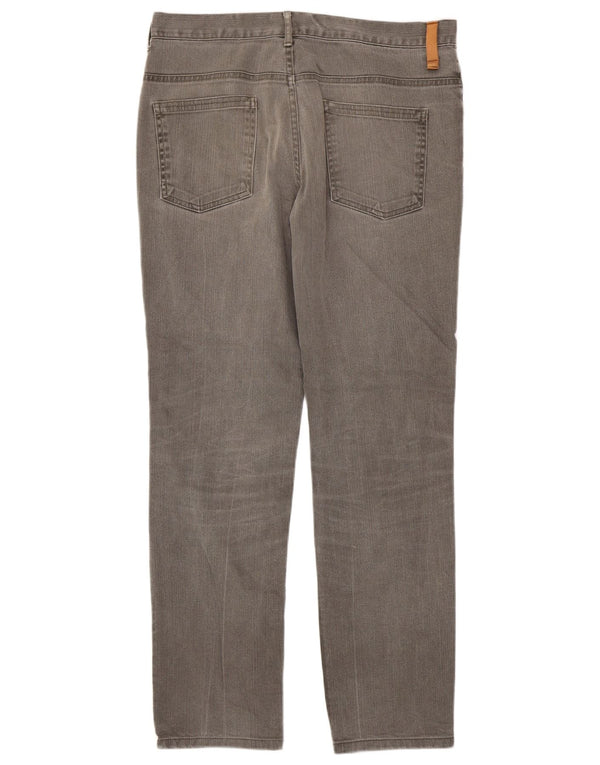 Zara Jean droit homme EU 42 Large W32 L31 coton gris