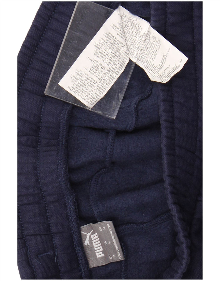 PUMA Pantalon de survêtement pour homme en coton bleu marine moyen