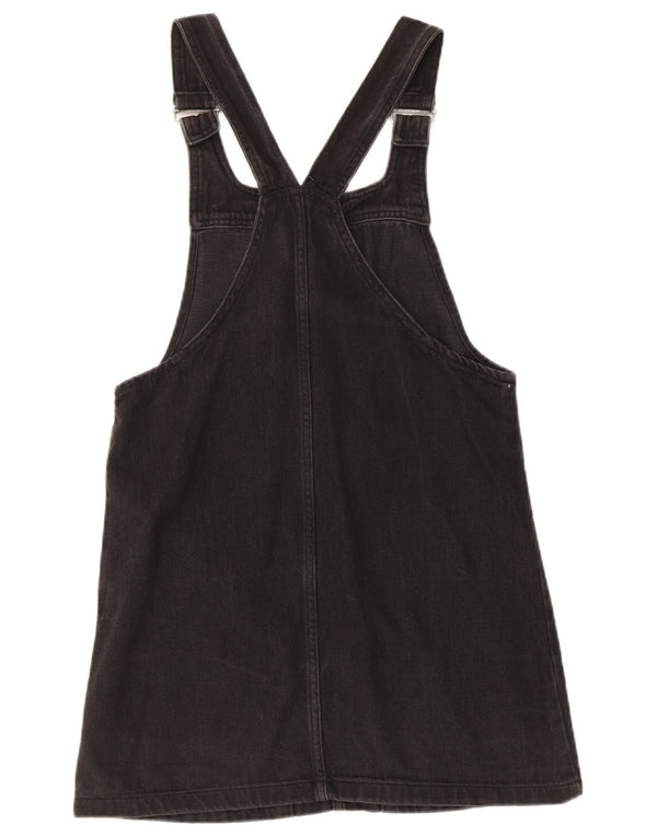 Topshop Robe salopette en jean pour femme UK 8 Small Noir Coton
