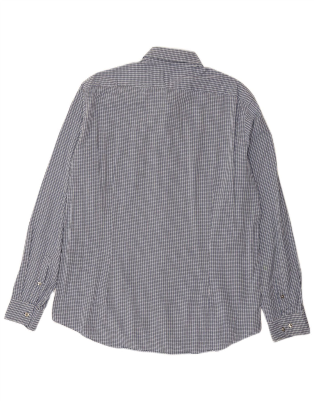 Calvin Klein Chemise slim fit pour homme Taille 43 17 XL Bleu à carreaux