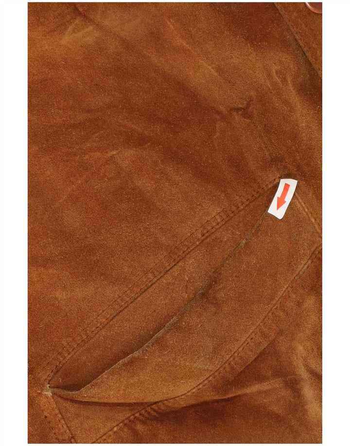 Conbipel Veste en Daim Homme IT 52 Grand Cuir Marron