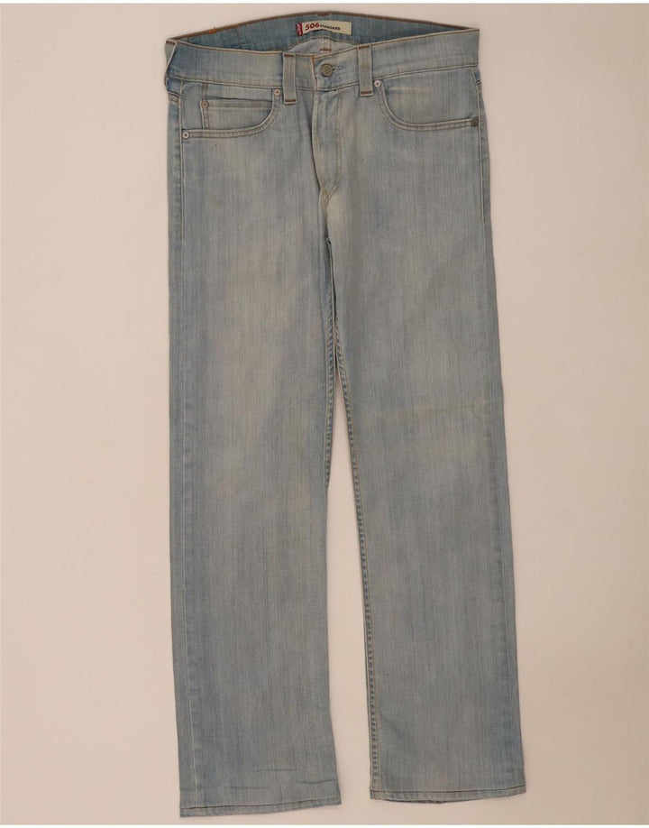 Levi's Jean Droit 506 Femme W34 L32 Bleu Coton