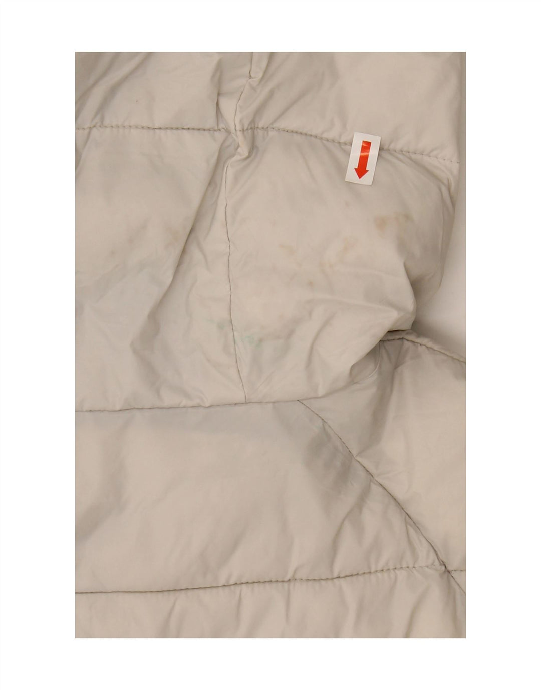REFRIGUE Womens Hooded Padded Jacket UK 6 XS Grey Vintage Refrigue and Second-Hand Refrigue from Messina Hembry 