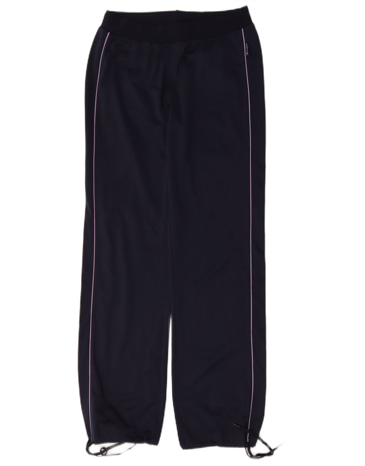 Champion Pantalon De Survêtement Femme UK 12 Medium Bleu Marine Polyester