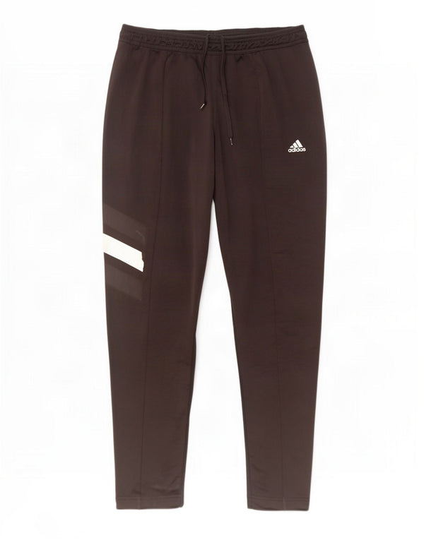 Adidas Pantalon de survêtement pour femme UK 18 XL Noir Colorblock Polyester