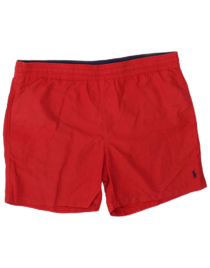POLO RALPH LAUREN Short de Bain Homme Nylon Rouge Moyen