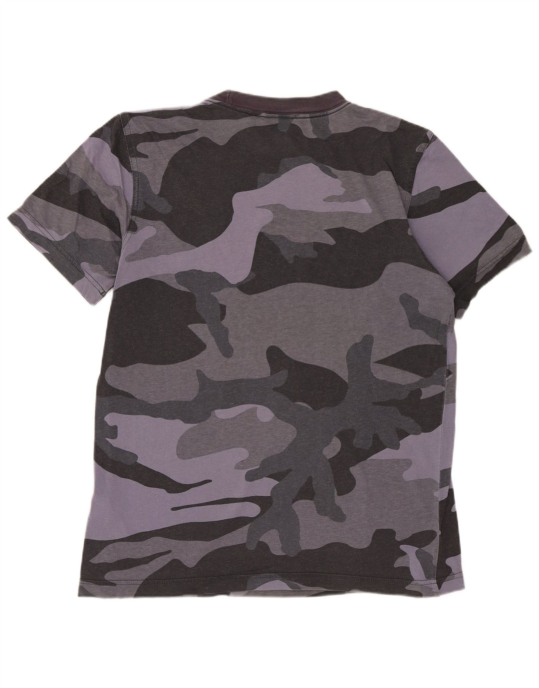 ADIDAS T-shirt graphique pour hommes XS Gris Camouflage Coton