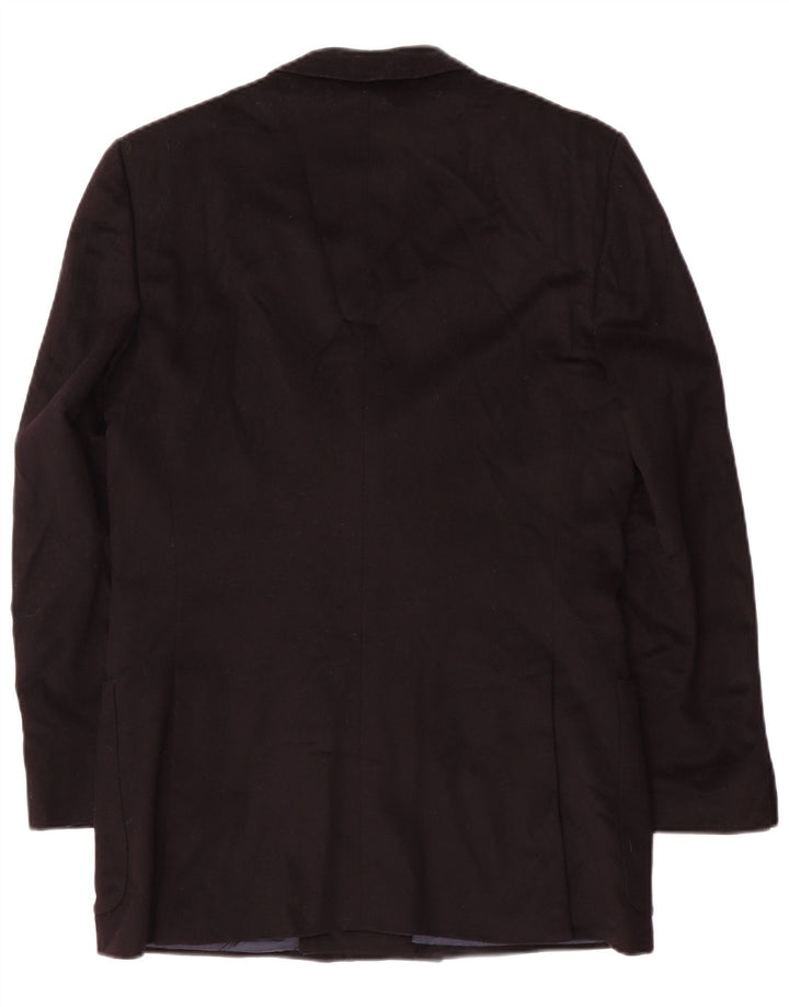 Valentino Veste Blazer Croisée Homme IT 46 Petite Laine Vierge Noire