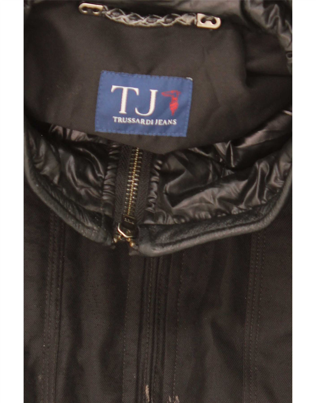 Trussardi Blouson Bomber Rembourré IT 52 XL Noir Polyester Homme