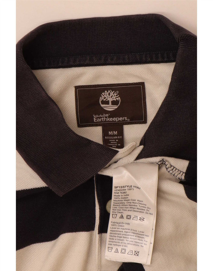 Timberland Polo Earthkeepers Regular Fit Homme Blanc Rayé