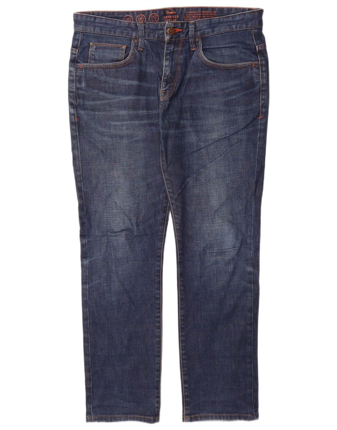 Wrangler Jean droit homme W32 L30 bleu marine
