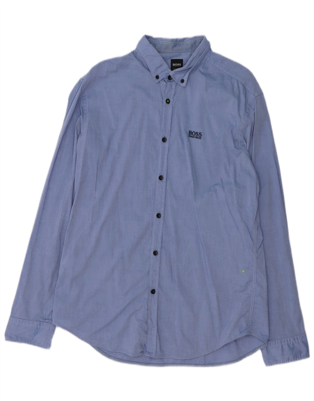 HUGO BOSS Chemise Regular Fit Large Bleu Coton Homme