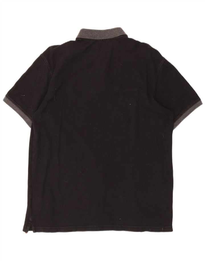Fila Polo Homme Noir Moyen Coton