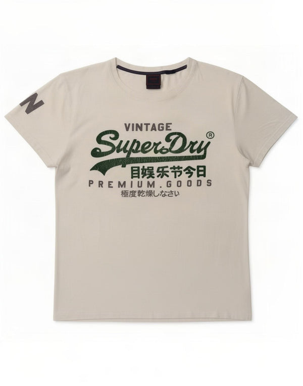 Superdry T-shirt graphique pour homme 2XL Blanc
