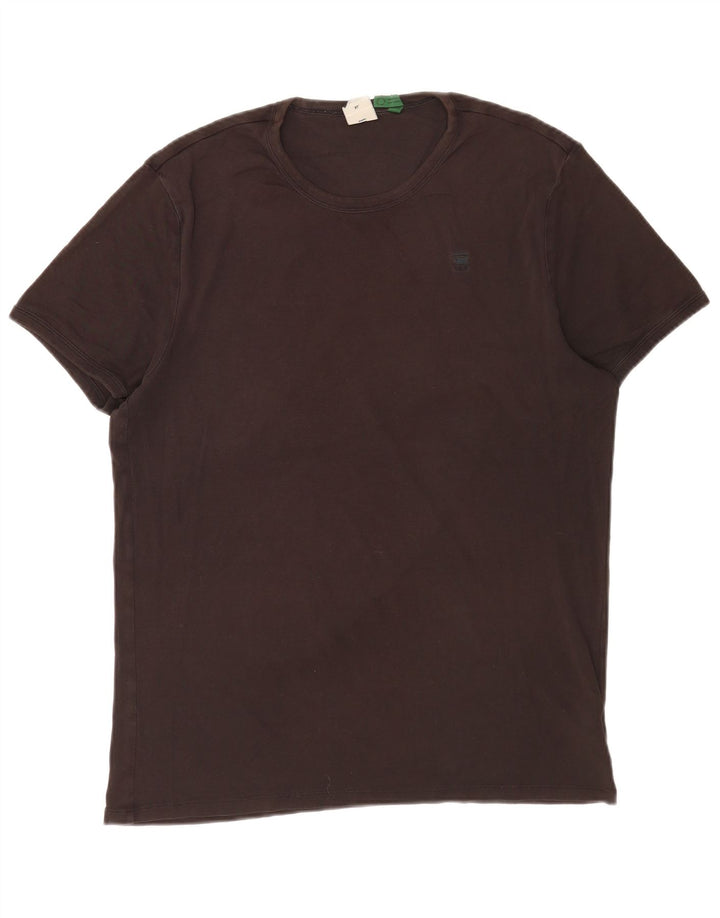 G-Star T-Shirt Homme Top XL Marron Coton
