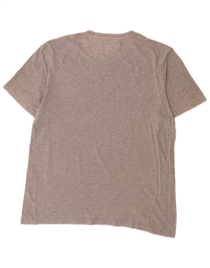 Lyle & Scott T-Shirt Homme Haut Large Gris Coton