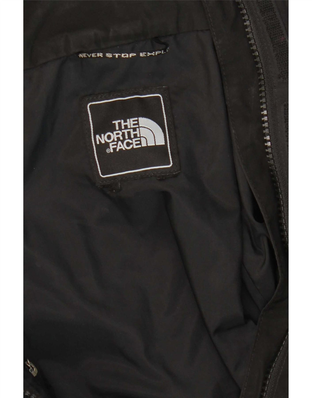 The North Face Veste coupe-vent à capuche pour femme UK 12 Medium Noir