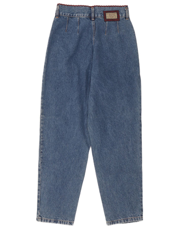 Mash Jean fuselé taille haute Romarin pour femme IT 46 Large W32 L27 Bleu