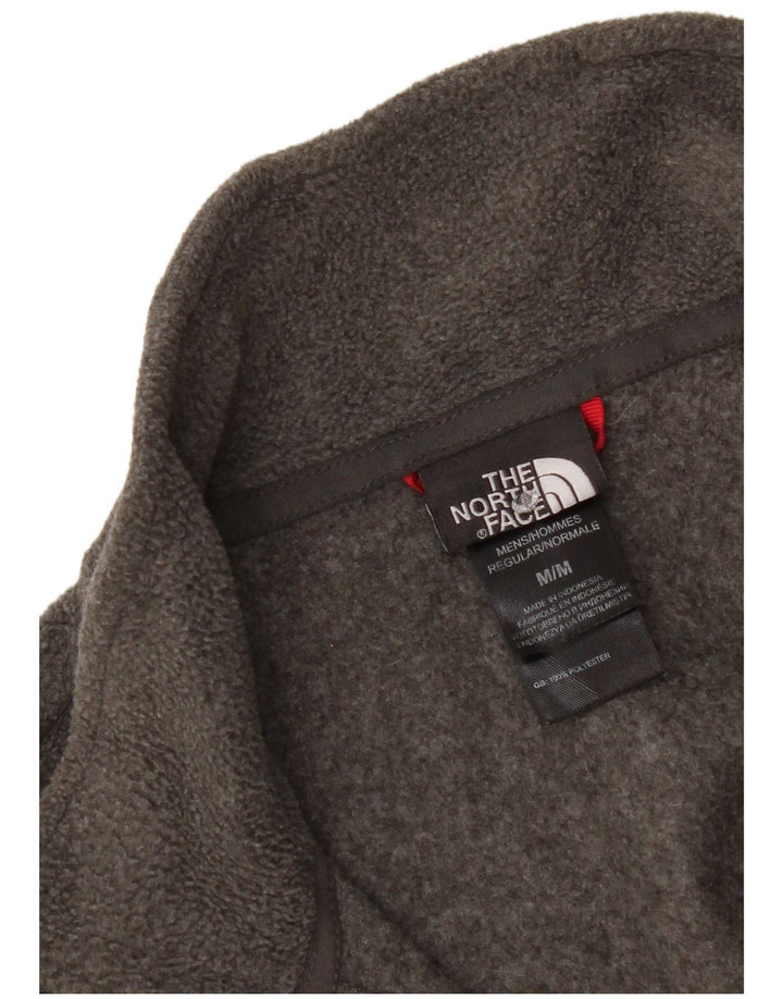 The North Face Pull polaire à col zippé pour homme Gris moyen Polyester