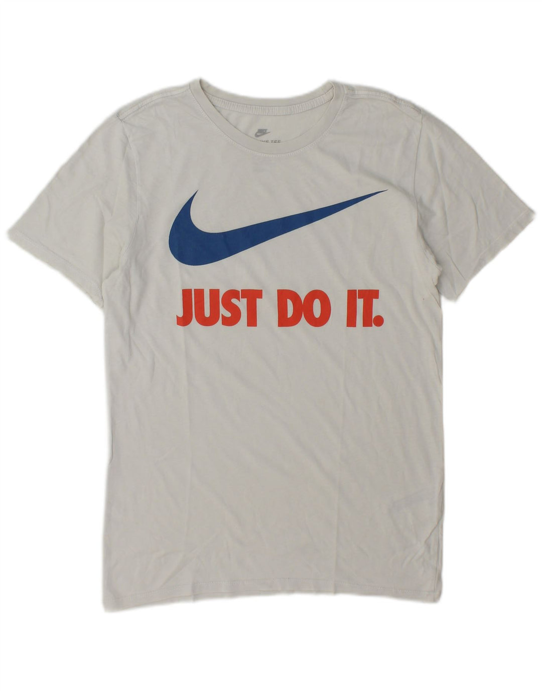 Nike T-shirt graphique coupe athlétique pour homme, petit, en coton blanc