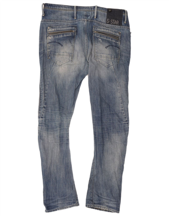 G-Star Jean slim effet vieilli W29 L32 bleu coton pour homme
