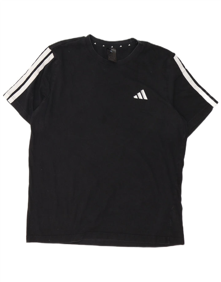 Adidas T-Shirt Homme Haut Grand Coton Noir