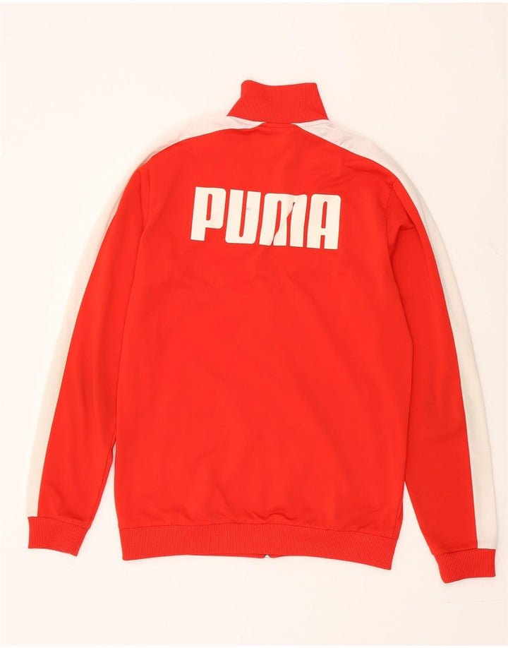 Puma Veste de Survêtement Graphique Garçon 15-16 ans Rouge Colorblock