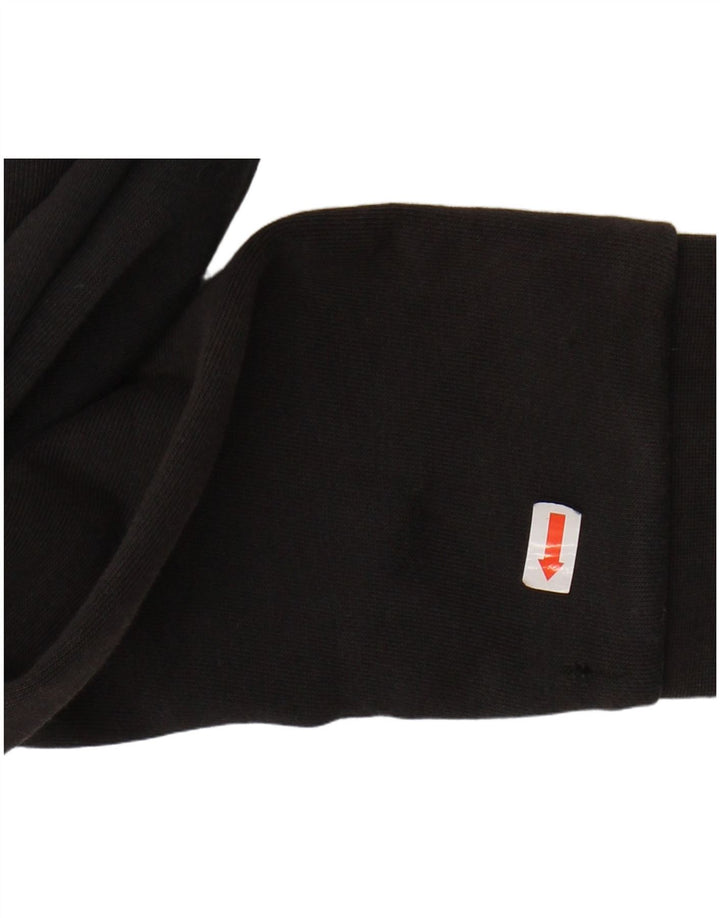 ADIDAS Pull à capuche zippé graphique pour femme UK 4/6 XS Noir