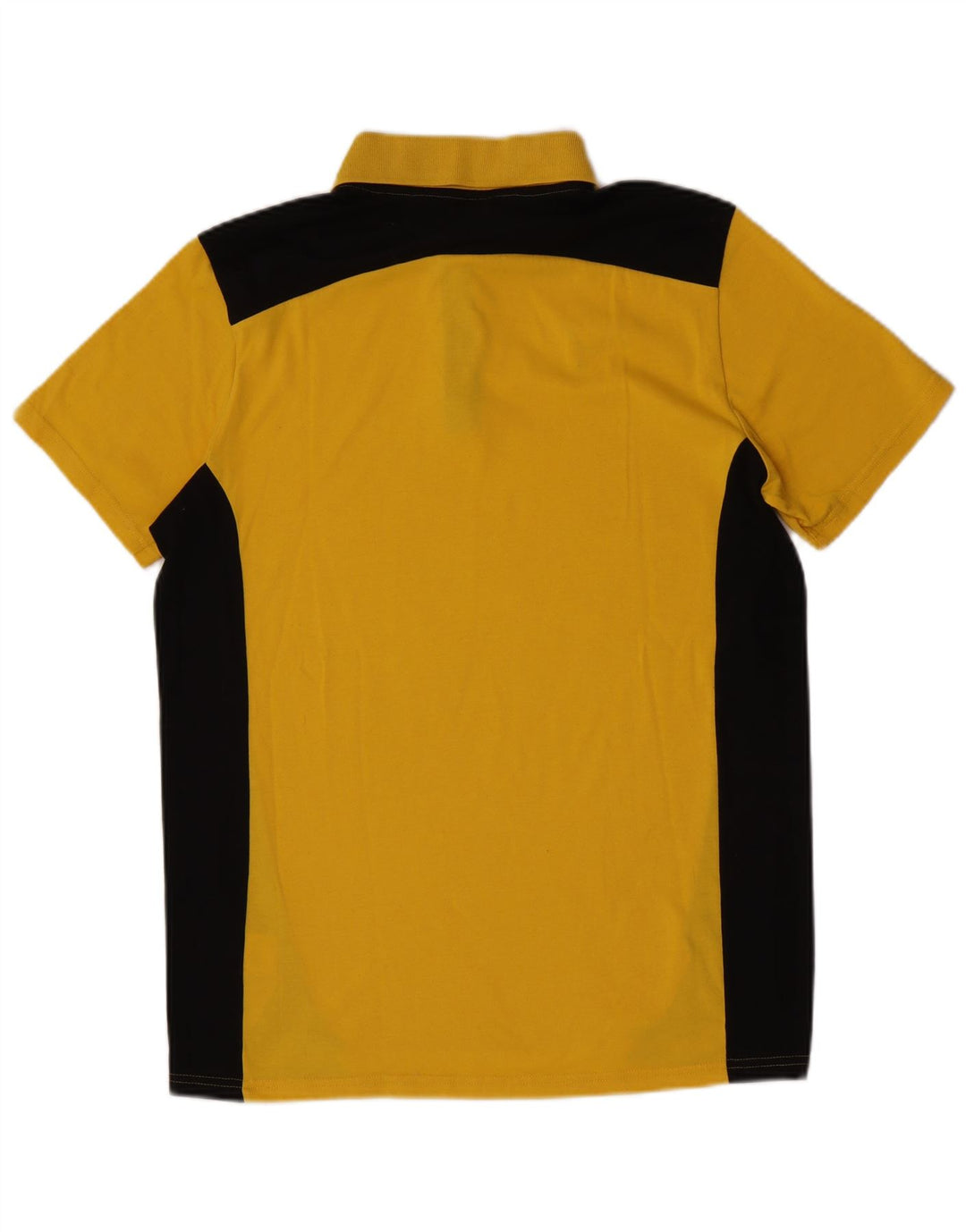 Puma Polo Homme Large Jaune Colorblock Polyester