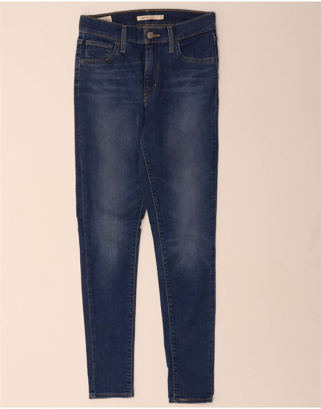 LEVI'S Jean Skinny 720 Femme W26 L28 Bleu Coton