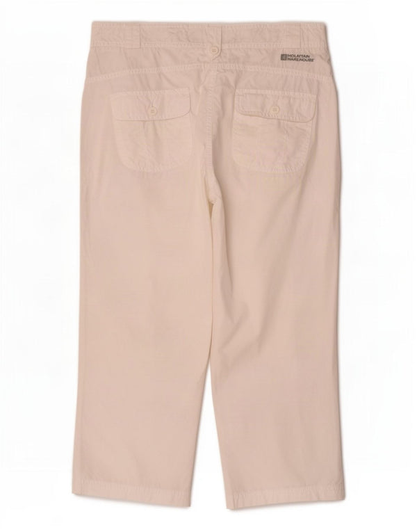 Mountain Warehouse Pantalon capri à jambe large pour femme UK 10 Small W32 L22 Blanc