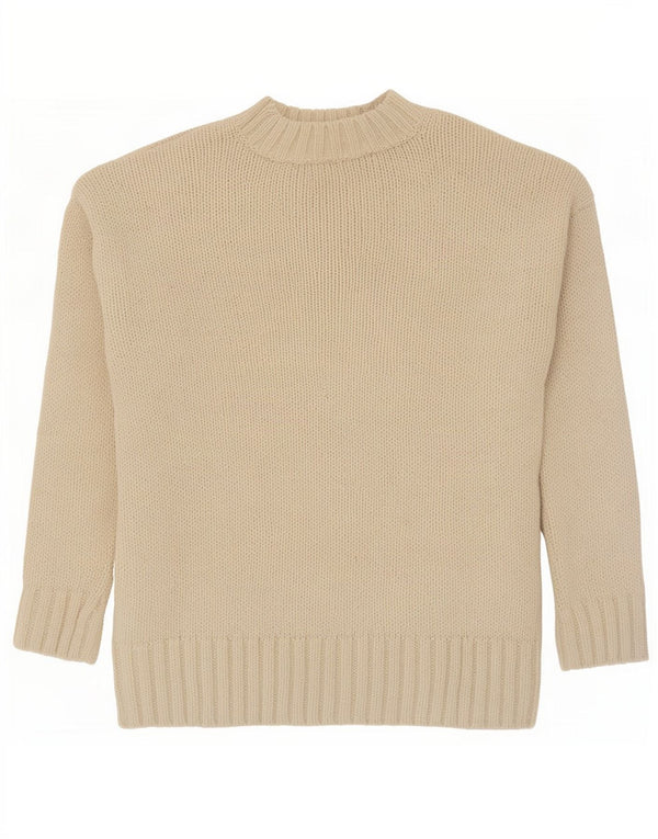 French Connection Pull Col Bateau Homme Beige XS Polyamide