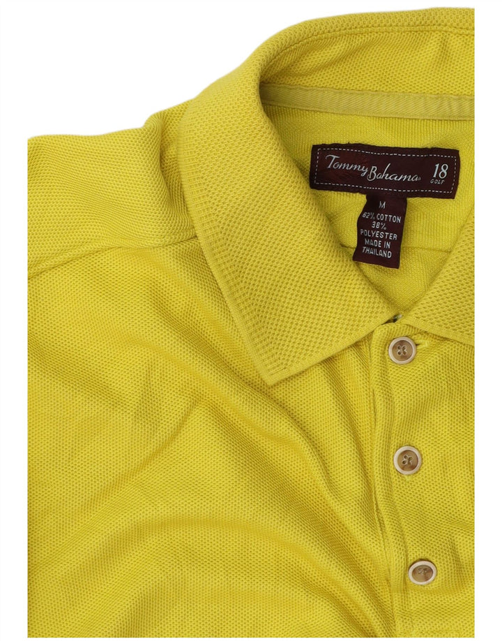 Tommy Bahama Polo Homme Jaune Moyen Coton