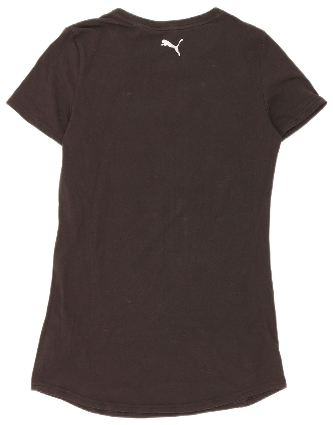 Puma T-shirt court graphique pour femme UK 12 Noir moyen
