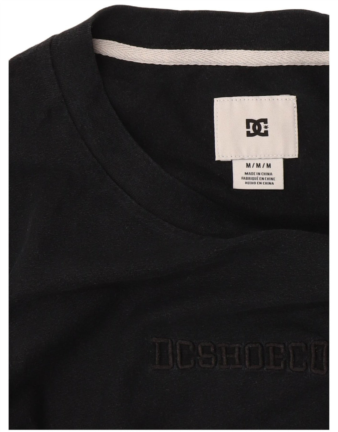 DC T-Shirt Graphique Homme Bleu Marine Moyen