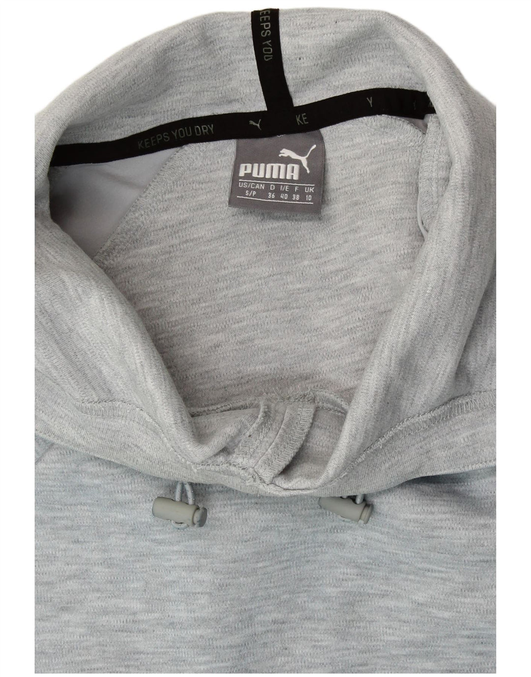 PUMA Pull à capuche pour femme UK 10 Small Gris