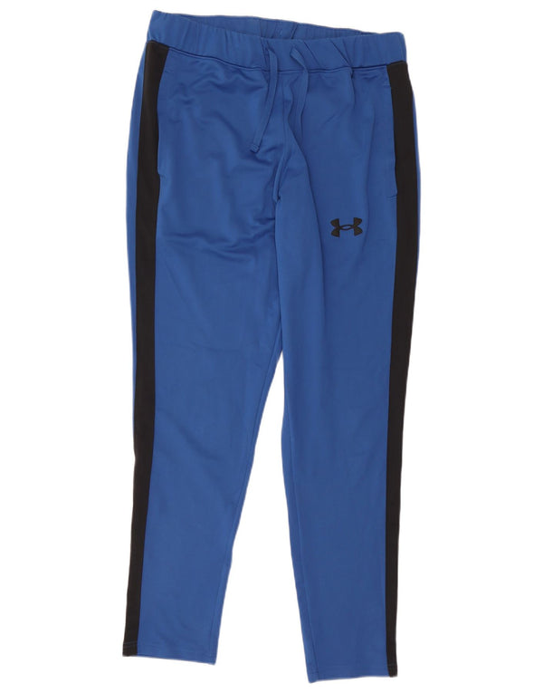 Under Armour Pantalon de Survêtement Homme Large Bleu Colorblock Polyester