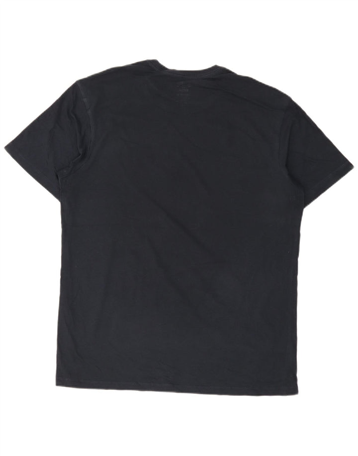 Billabong T-Shirt Homme Top Large Bleu Marine Coton