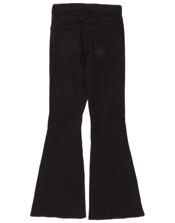 Topshop Jean Moto Évasé Femme W26 L28 Coton Noir