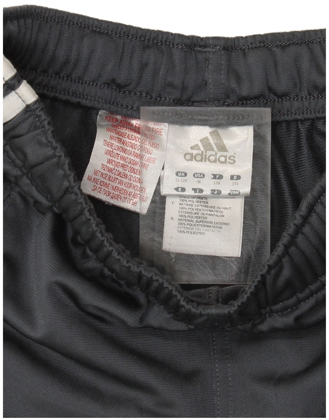 Adidas Pantalon de Survêtement Garçon Joggers 11-12 ans Gris Polyester