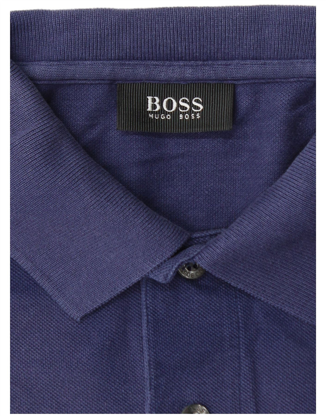 HUGO BOSS Polo Homme 3XL Bleu Marine Coton