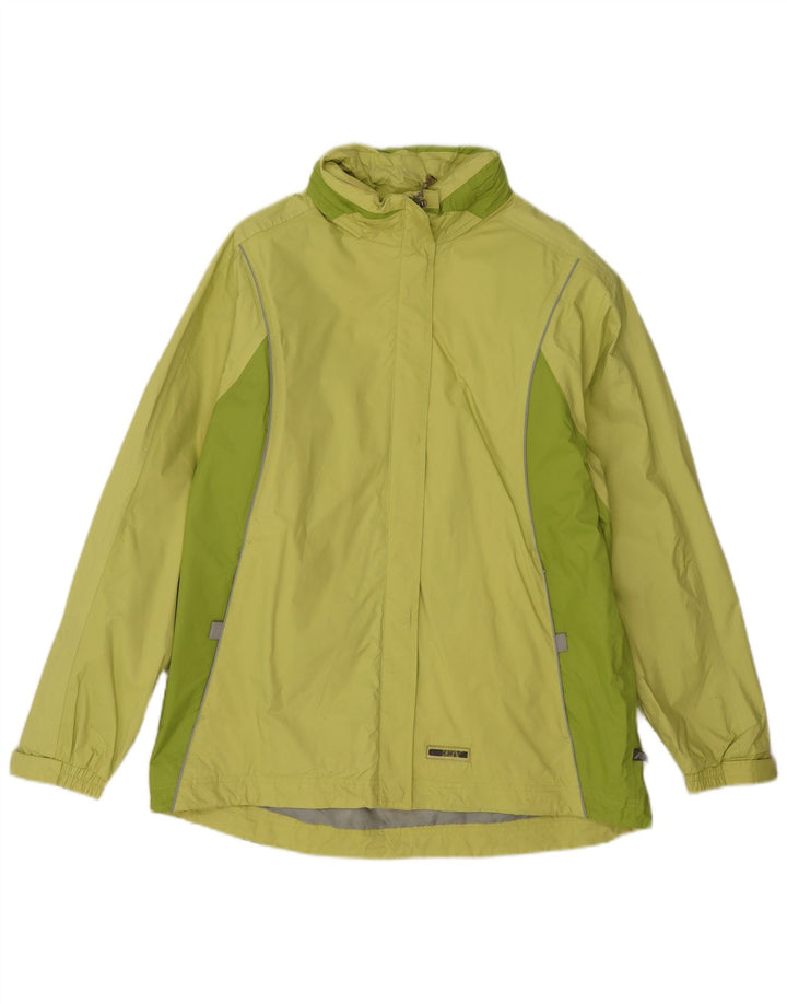 K-Way Veste de Pluie Femme IT 42 Polyester Colorblock Vert Moyen