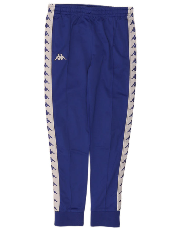 Kappa Pantalon de Survêtement Graphique Garçon 11-12 ans Bleu Colorblock
