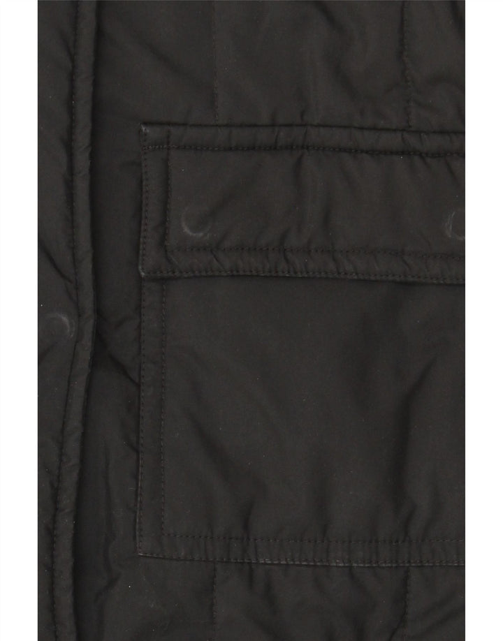 Marlboro Classics Veste matelassée pour homme UK 40 Large Noir