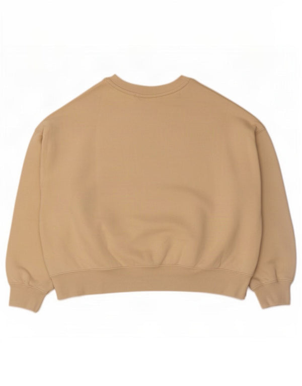 Jordan Sweat-shirt court surdimensionné pour fille 12-13 ans Beige Taille L